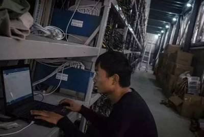 High-tech mining farm equipped with climate control and efficient cooling
