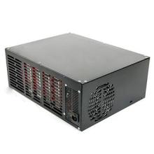 High-performance mining rig set up in a hosting farm